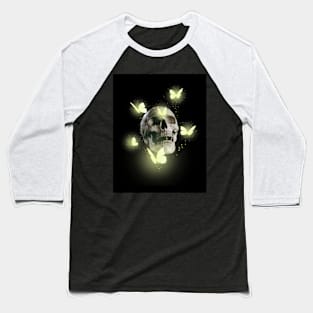 Good Vibes Skull Baseball T-Shirt